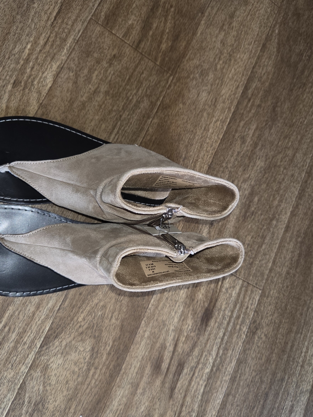 No Boundaries Taupe Suede Open-Toe Ankle Sandals